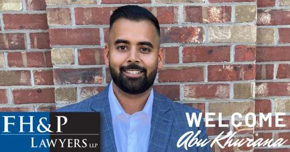 FH&P Announces Abu Khurana as Articling Student